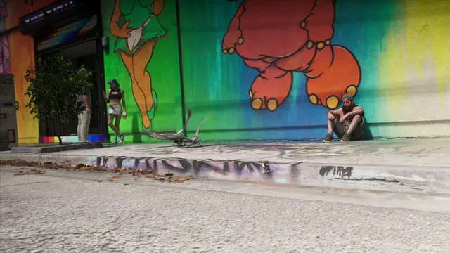 An Extended Look at 17:08: Large cartoon murals on warehouse walls - Wynwood Arts District / Wynwood Walls