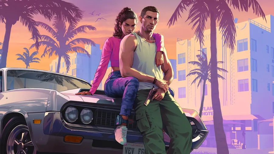 Official GTA VI artwork of Lucia Caminos