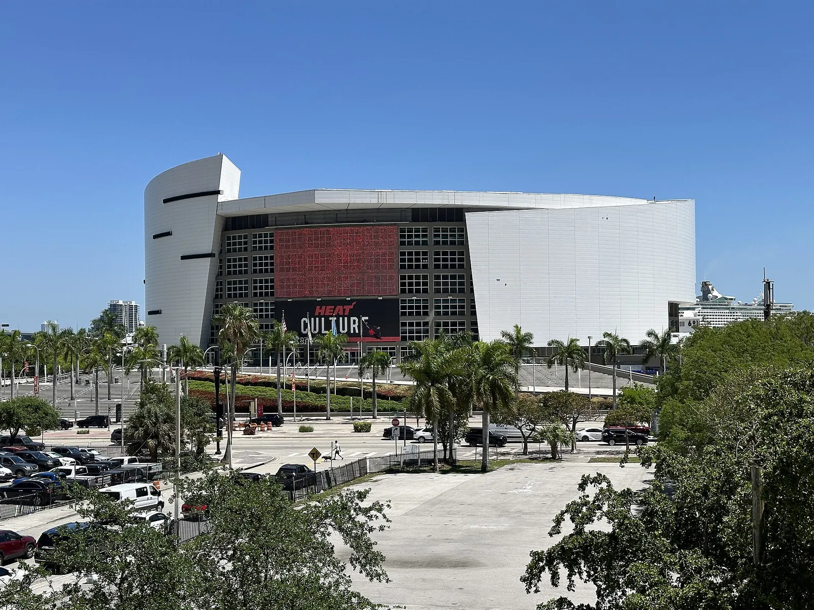 Kaseya Center, real-world photo: Kaseya Center, home of the Miami Heat, 2024
