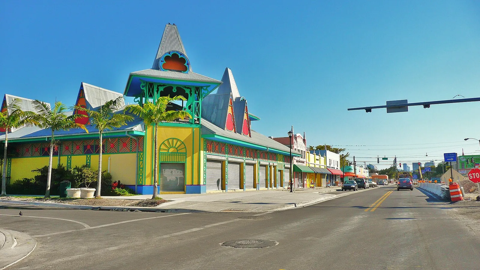 Little Haiti Cultural Complex and Caribbean Marketplace, real-world photo: The Caribbean Marketplace at the Little Haiti Cultural Complex, 2011